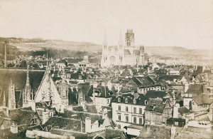 Hippolyte Bayard - Abbazia di Saint Ouen (Rouen, 1851c)